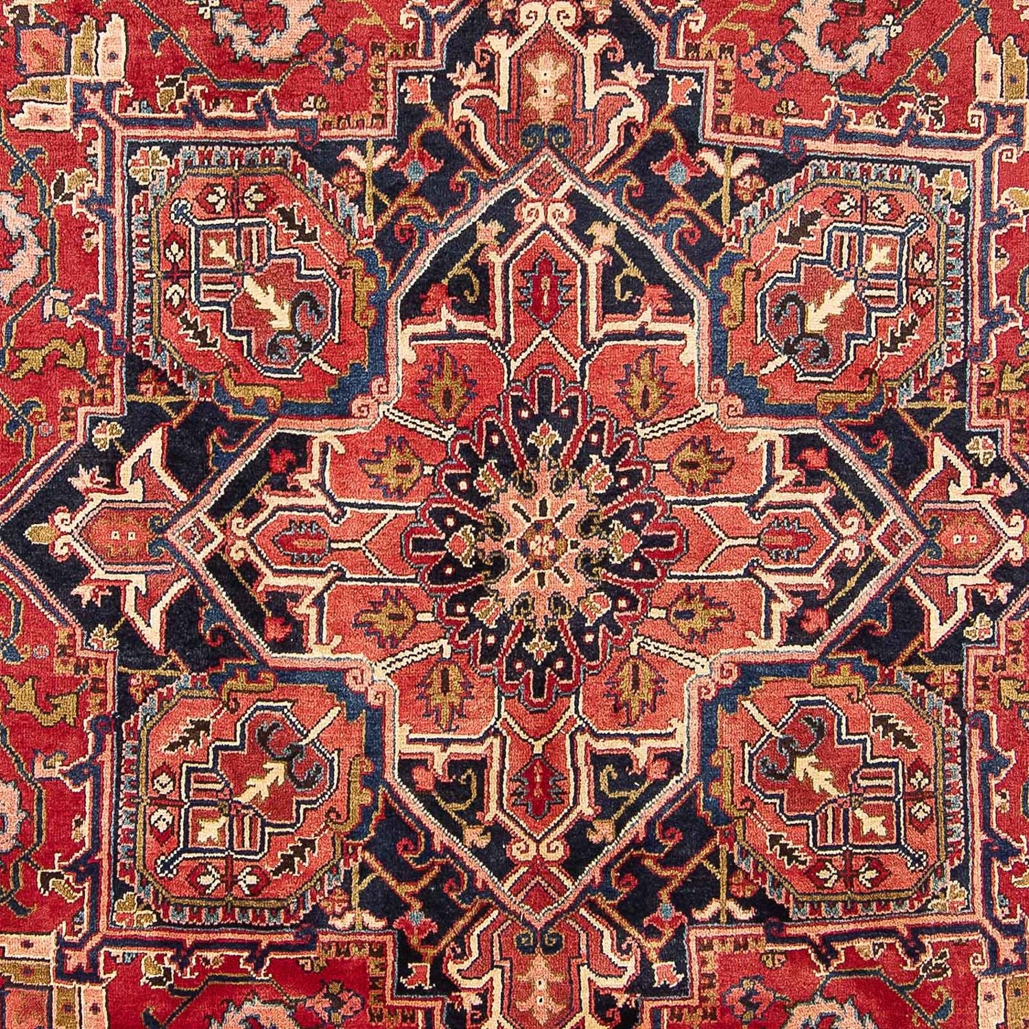 Persisk tæppe - Nomadisk - 342 x 245 cm - rød