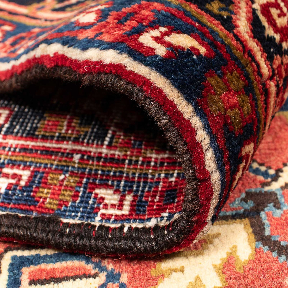 Persisk tæppe - Nomadisk - 342 x 245 cm - rød