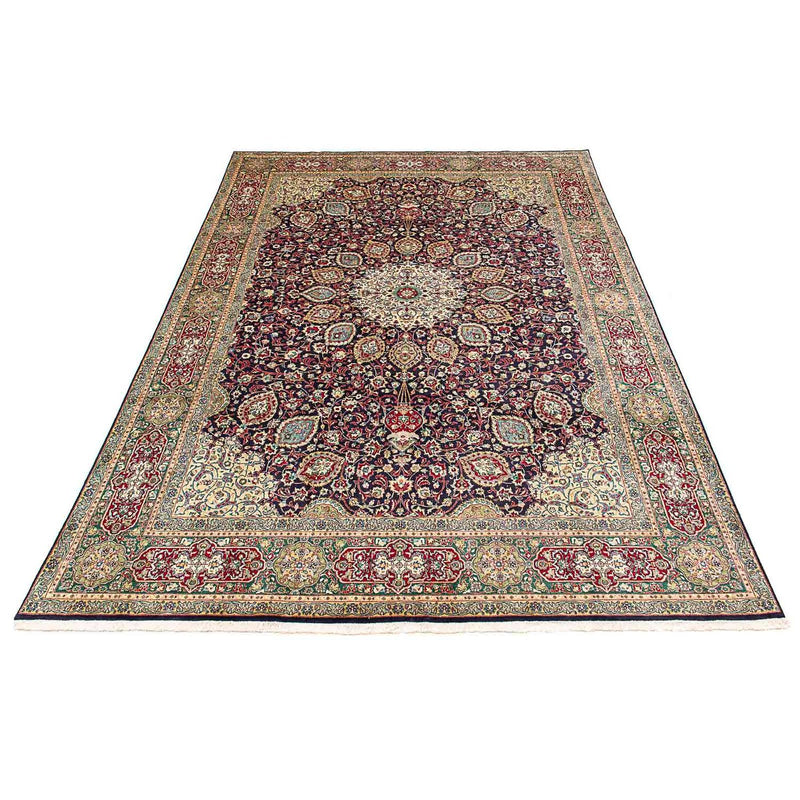 Persisk tæppe - Tabriz - Royal - 401 x 300 cm - mørkeblå