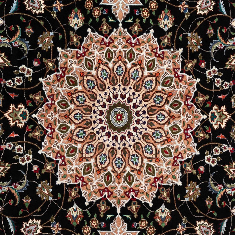 Persisk tæppe - Tabriz - Royal - 293 x 190 cm - mørkeblå