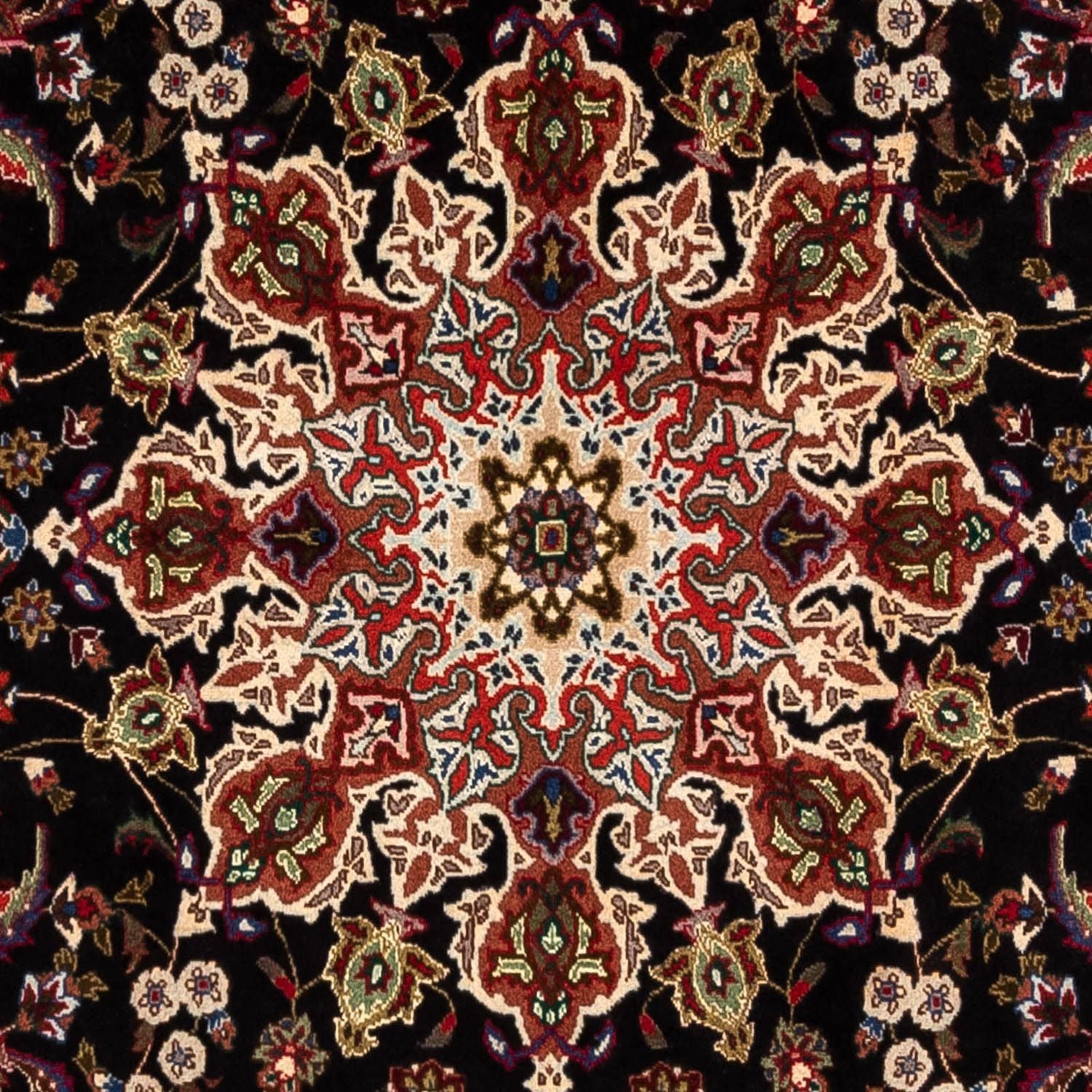 Persisk tæppe - Tabriz - Royal - 295 x 200 cm - mørkeblå