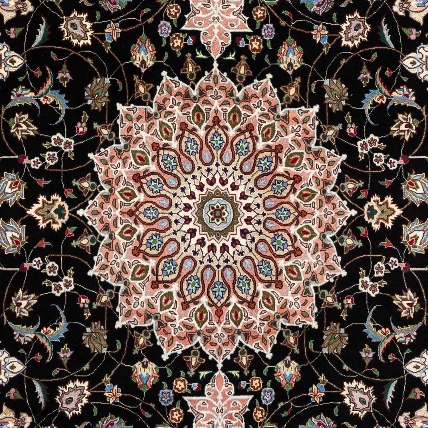 Persisk tæppe - Tabriz - Royal - 288 x 198 cm - mørkeblå
