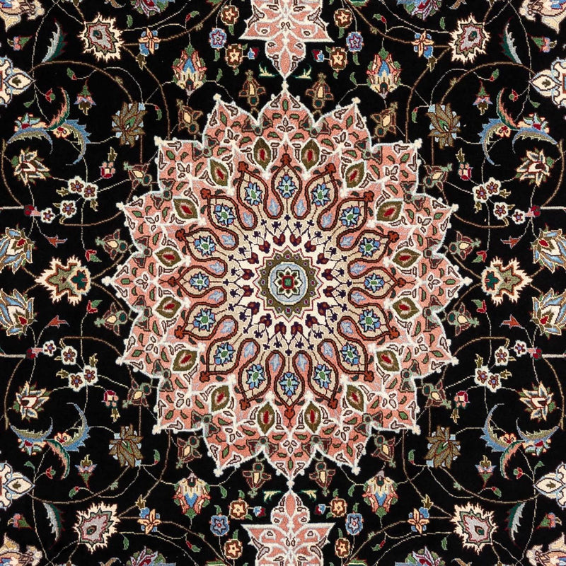 Persisk tæppe - Tabriz - Royal - 288 x 198 cm - mørkeblå