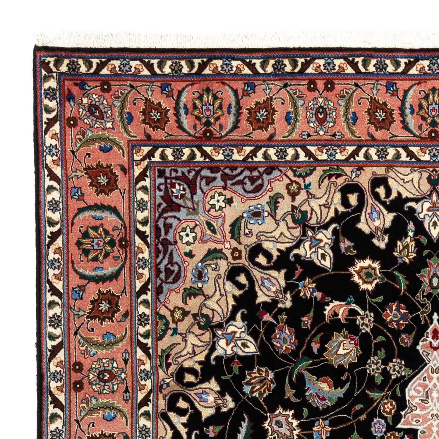 Persisk tæppe - Tabriz - Royal - 288 x 198 cm - mørkeblå