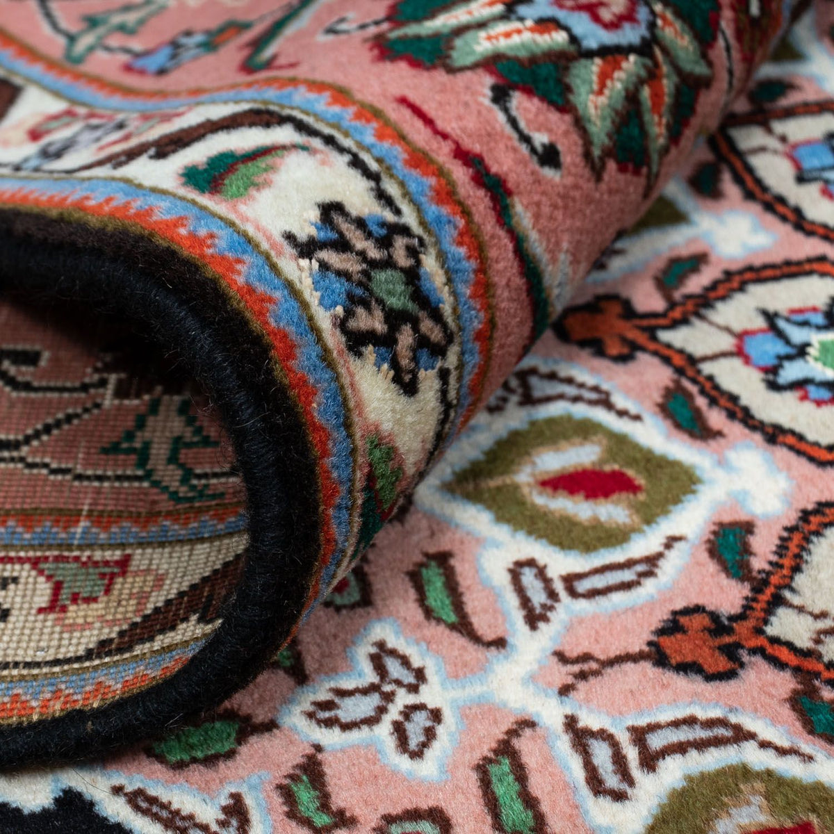 Persisk tæppe - Tabriz - Royal - 288 x 198 cm - mørkeblå