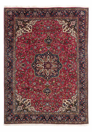 Persisk tæppe - Tabriz - Royal - 280 x 205 cm - mørkerød