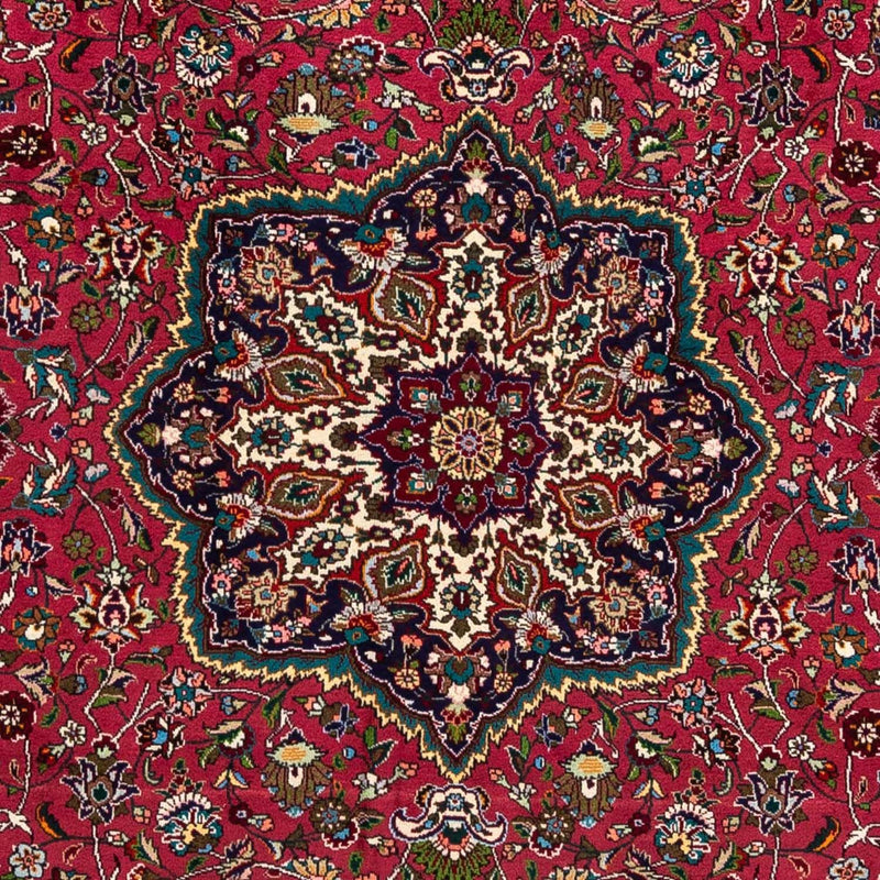 Persisk tæppe - Tabriz - Royal - 280 x 205 cm - mørkerød
