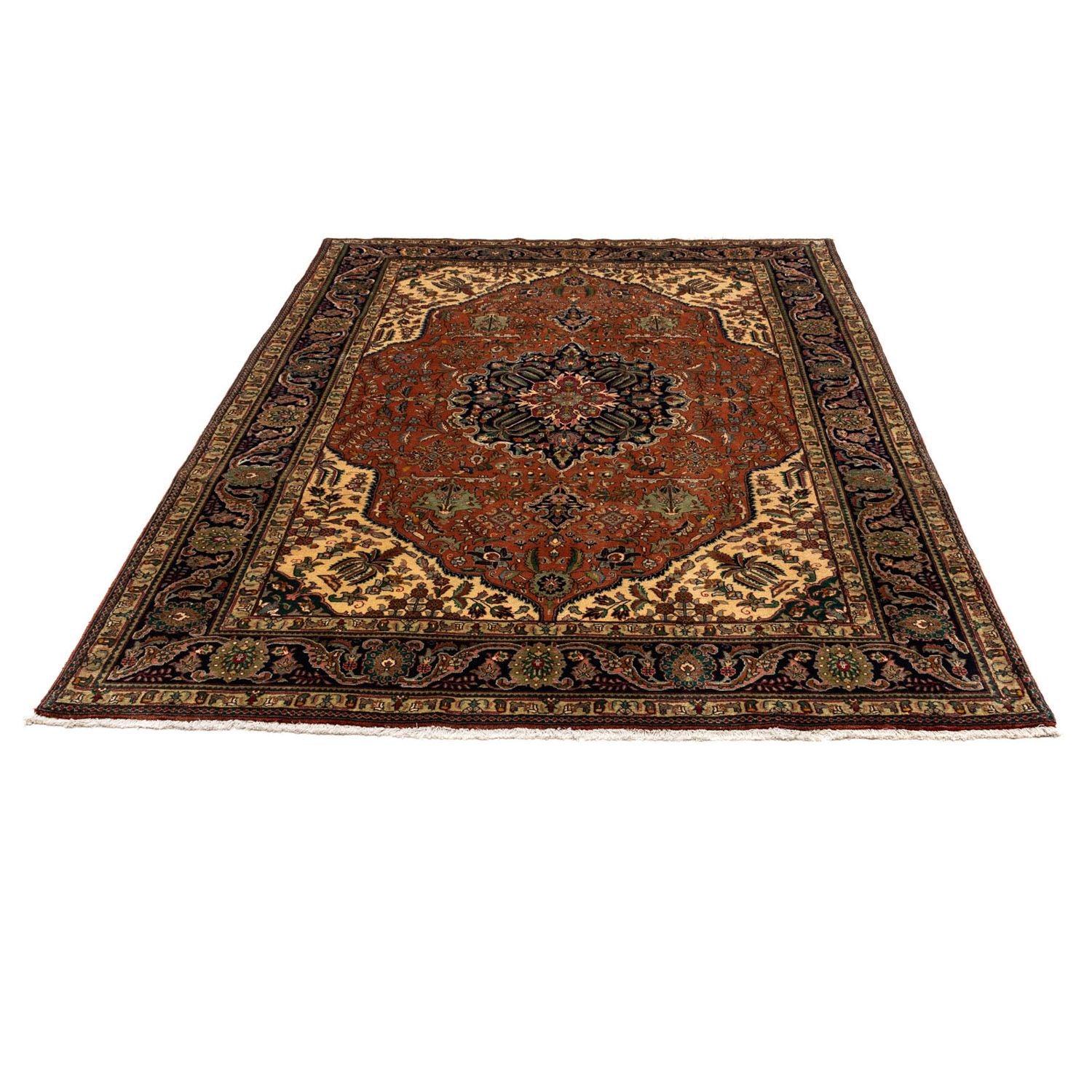 Persisk tæppe - Tabriz - Royal - 288 x 199 cm - brun