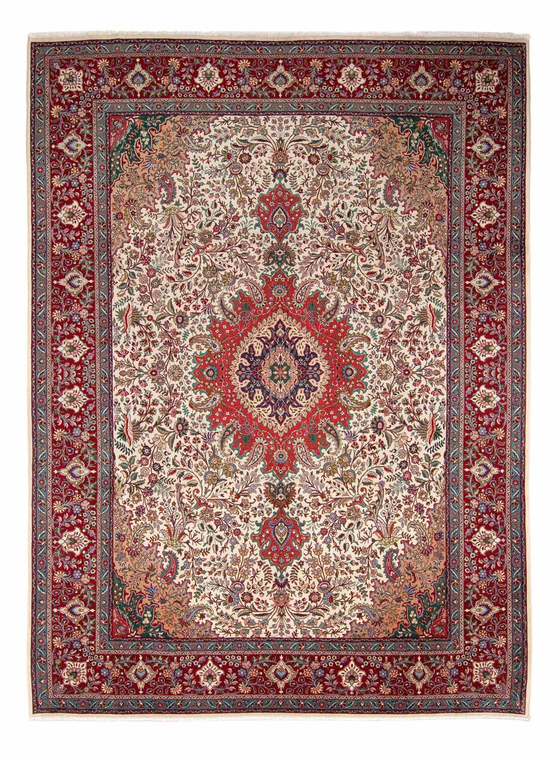 Persisk tæppe - Tabriz - Royal - 349 x 255 cm - rød