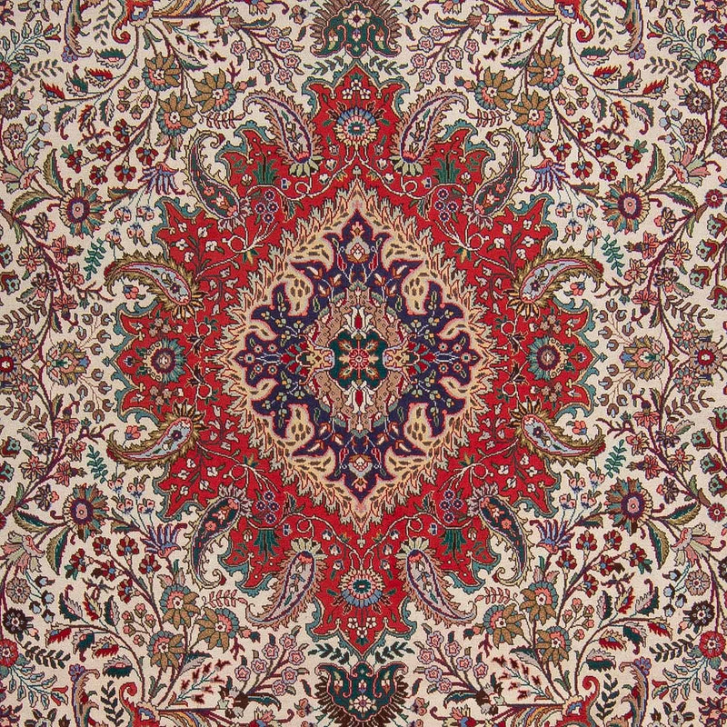 Persisk tæppe - Tabriz - Royal - 348 x 255 cm - rød