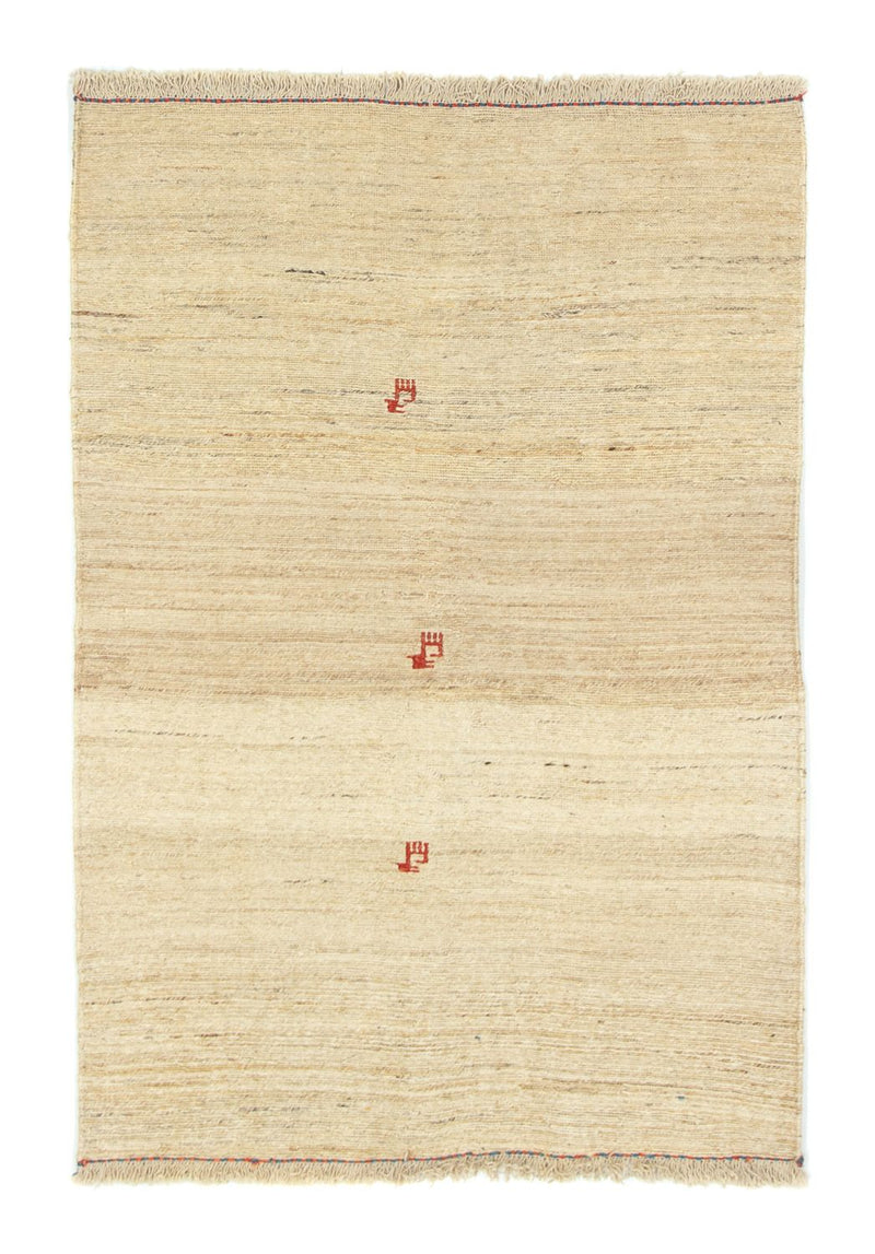 Gabbeh-tæppe - Persisk - 148 x 102 cm - beige