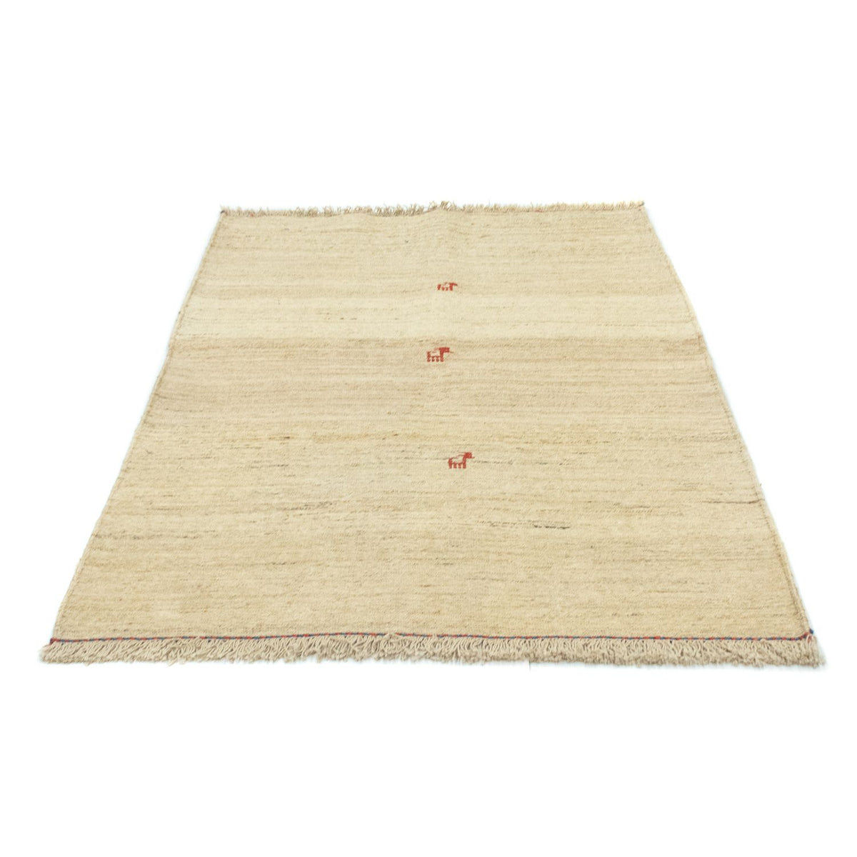 Gabbeh-tæppe - Persisk - 148 x 102 cm - beige