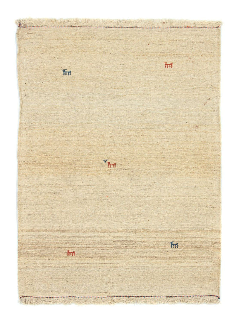 Gabbeh-tæppe - Persisk - 148 x 106 cm - beige