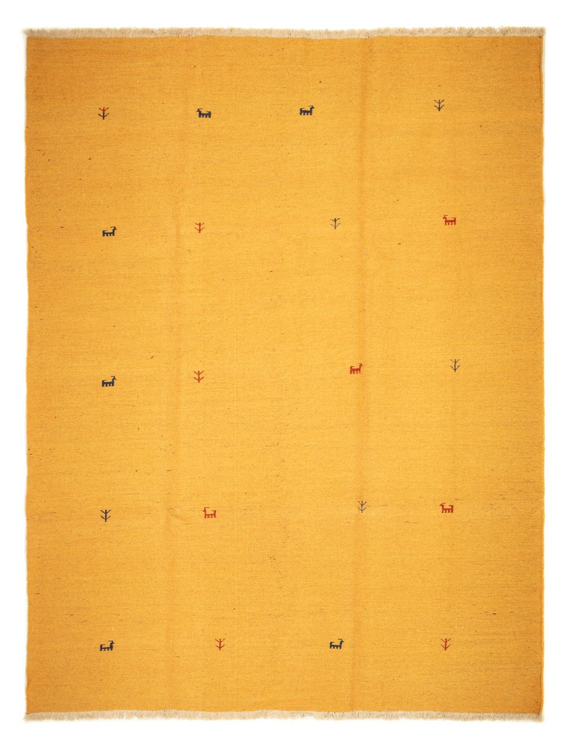 Gabbeh-tæppe - Persisk - 287 x 200 cm - guld