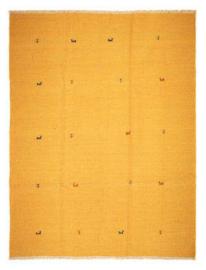 Gabbeh-tæppe - Persisk - 287 x 200 cm - guld