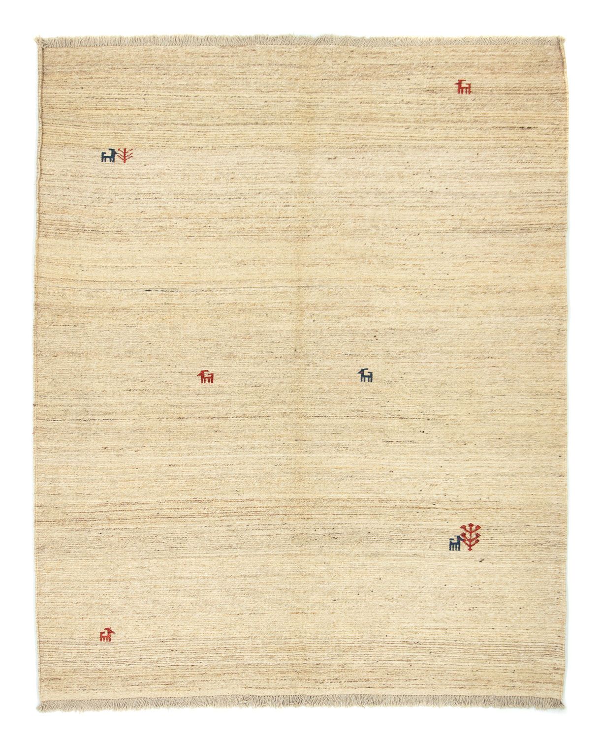 Gabbeh-tæppe - Persisk - 192 x 157 cm - beige