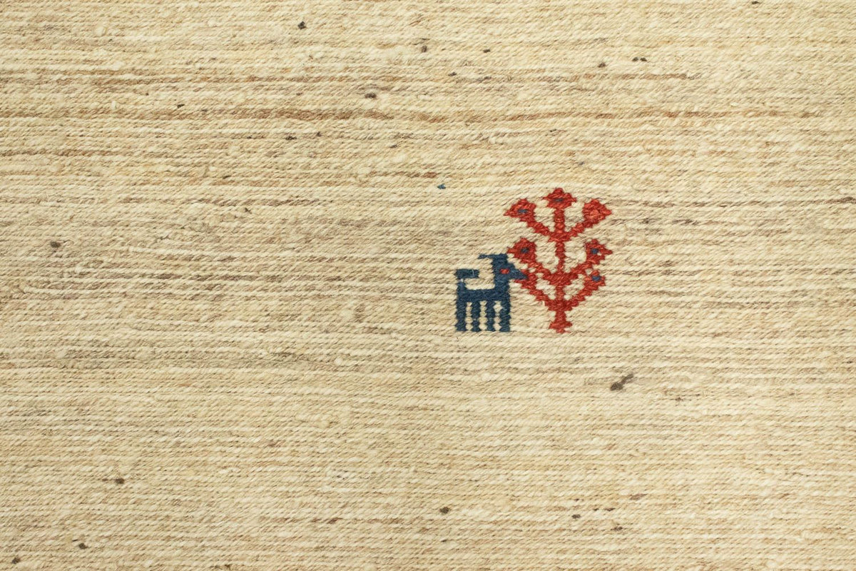 Gabbeh-tæppe - Persisk - 192 x 157 cm - beige