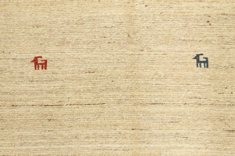 Gabbeh-tæppe - Persisk - 192 x 157 cm - beige