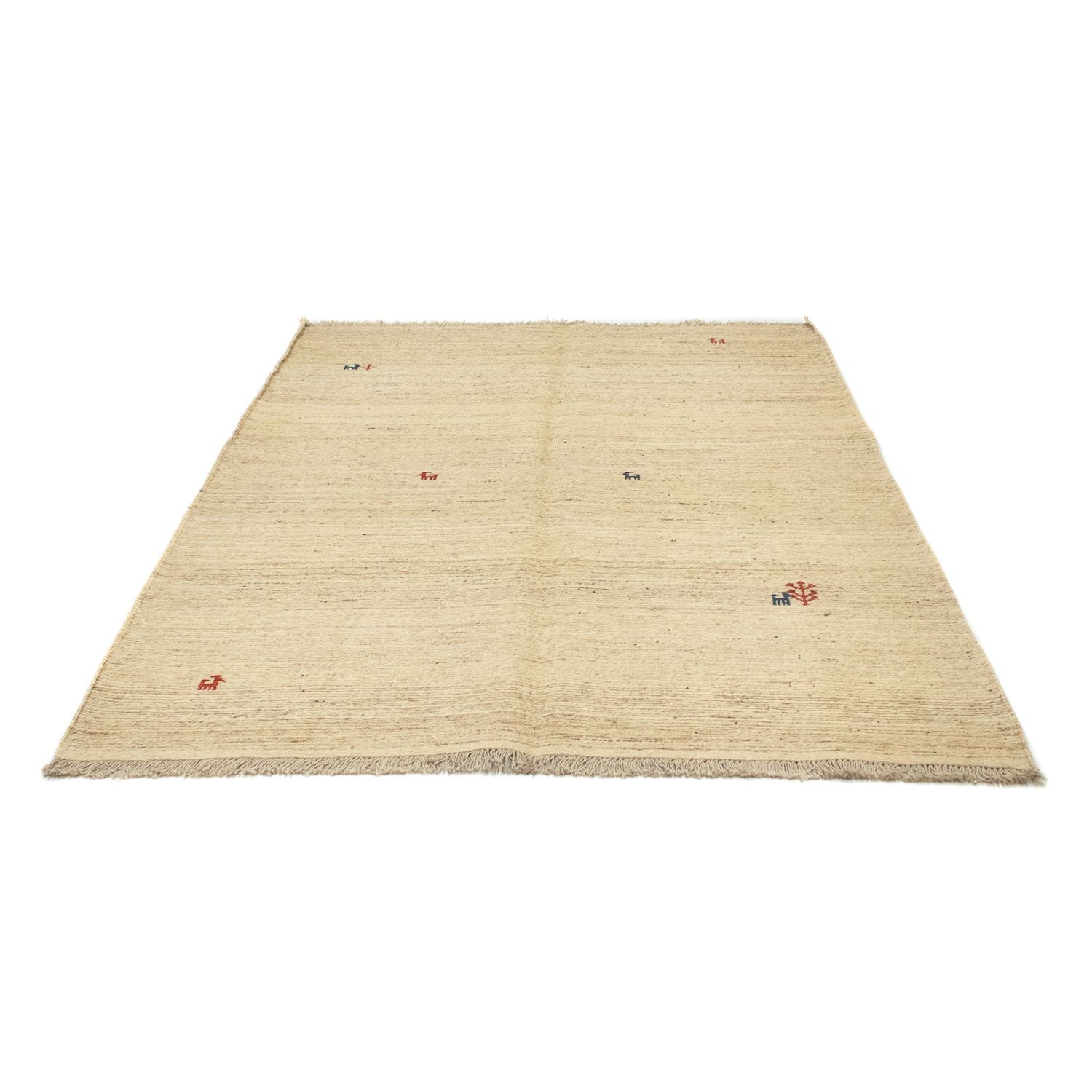 Gabbeh-tæppe - Persisk - 192 x 157 cm - beige