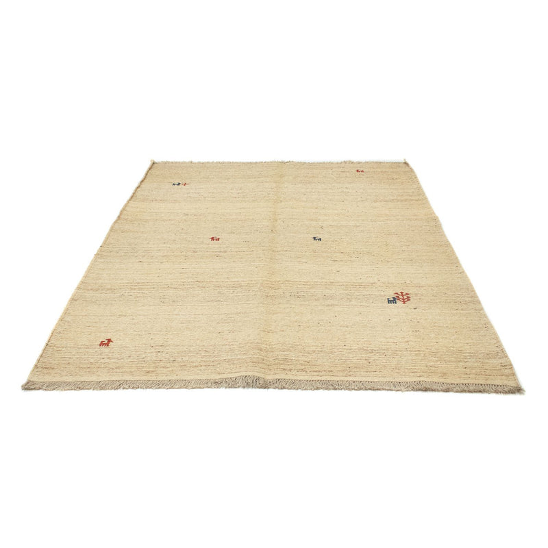 Gabbeh-tæppe - Persisk - 192 x 157 cm - beige