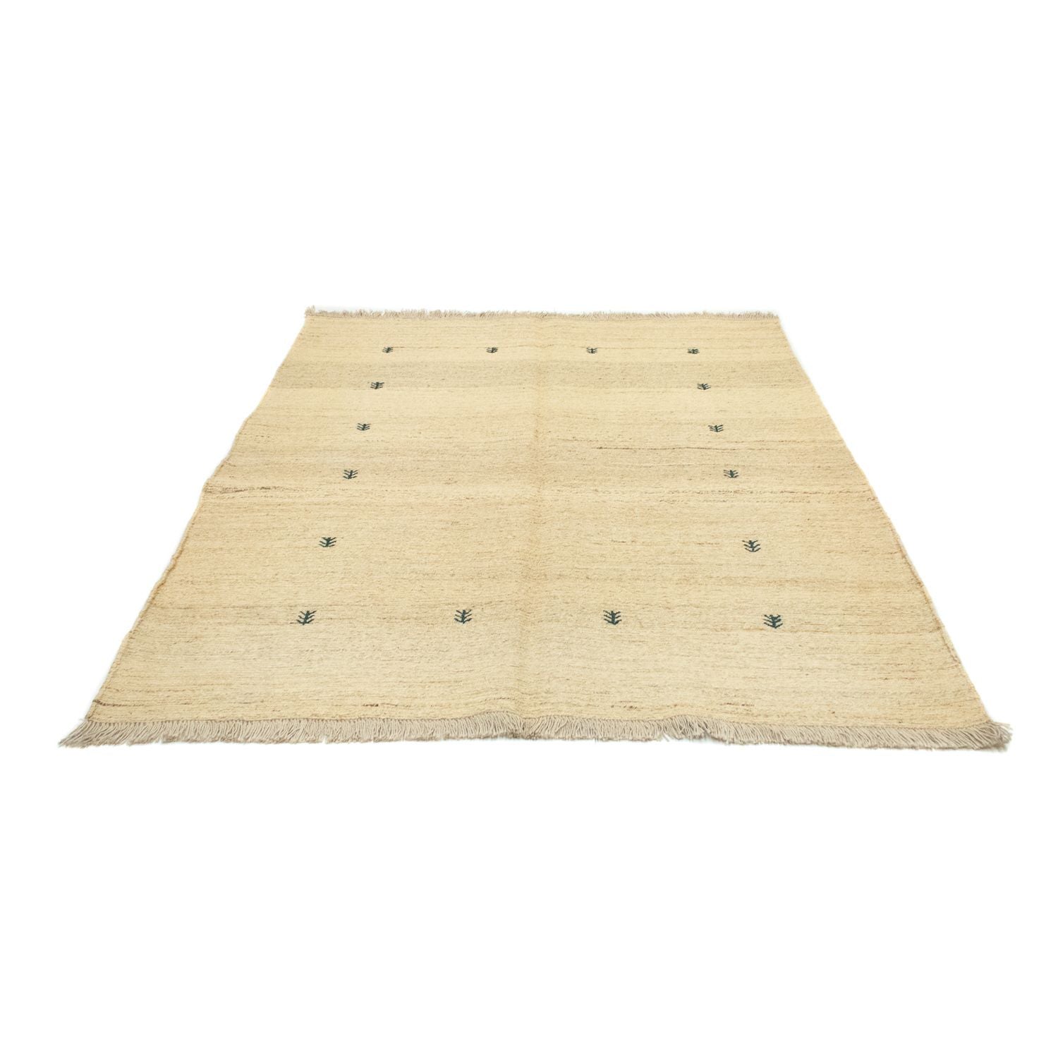 Gabbeh-tæppe - Persisk - 192 x 150 cm - beige