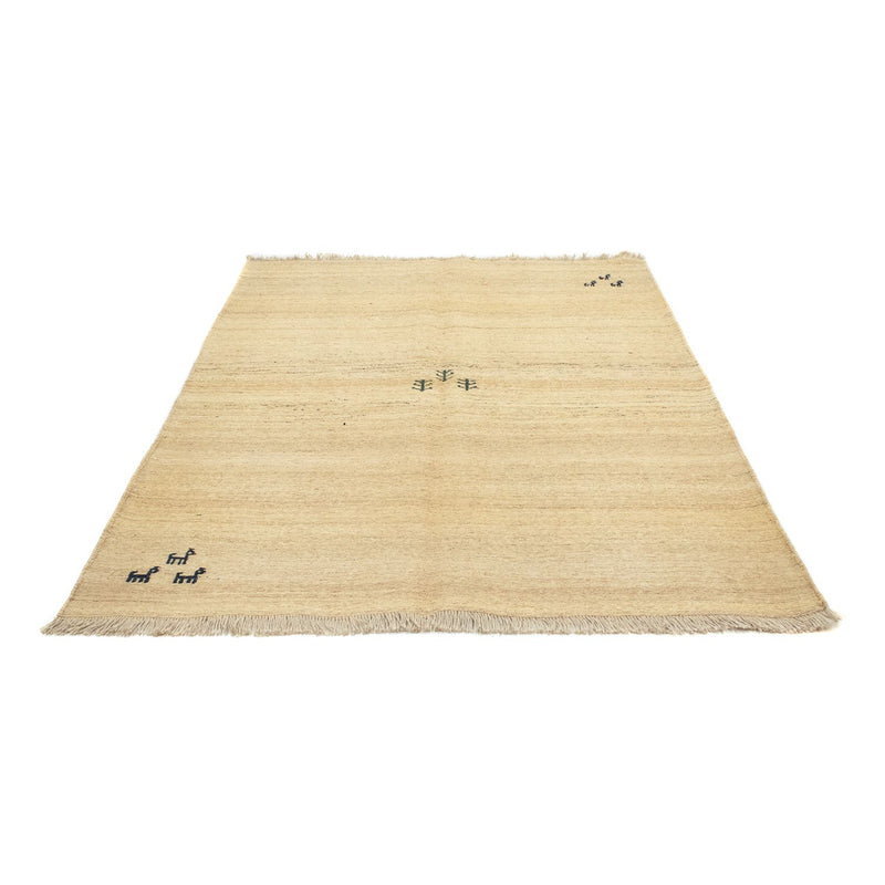 Gabbeh-tæppe - Persisk - 204 x 156 cm - beige