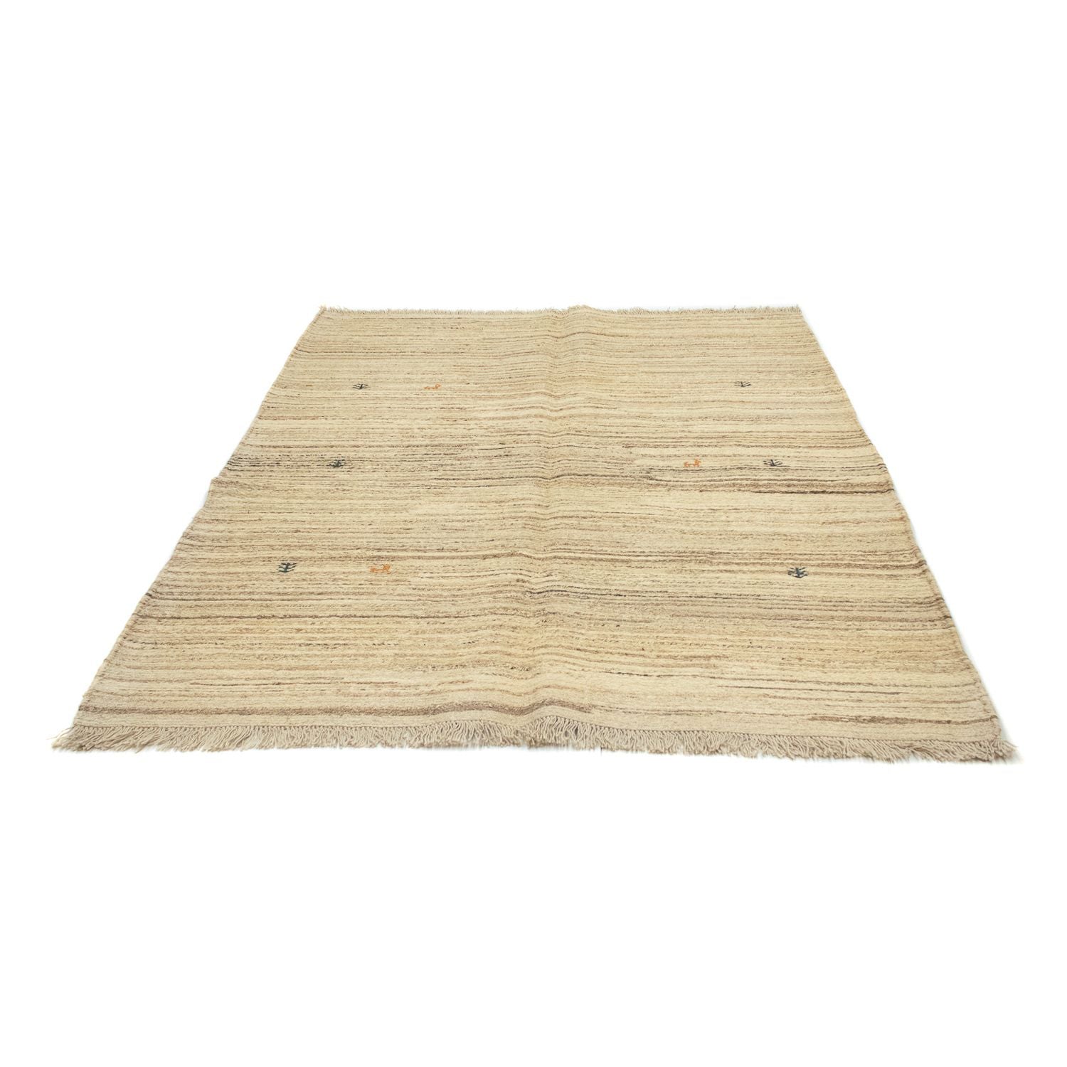 Gabbeh-tæppe - Persisk - 188 x 158 cm - beige