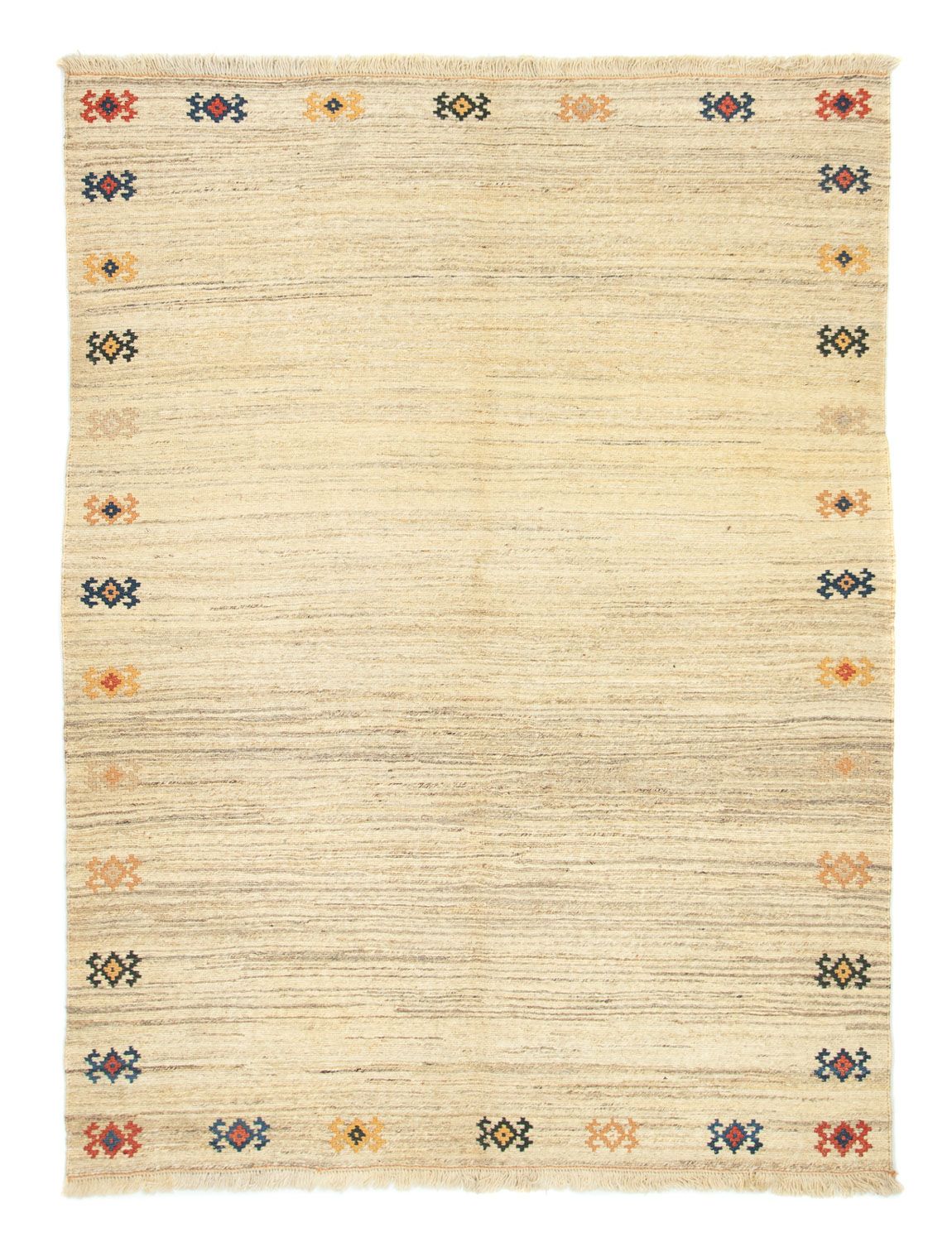 Gabbeh-tæppe - Persisk - 208 x 152 cm - beige