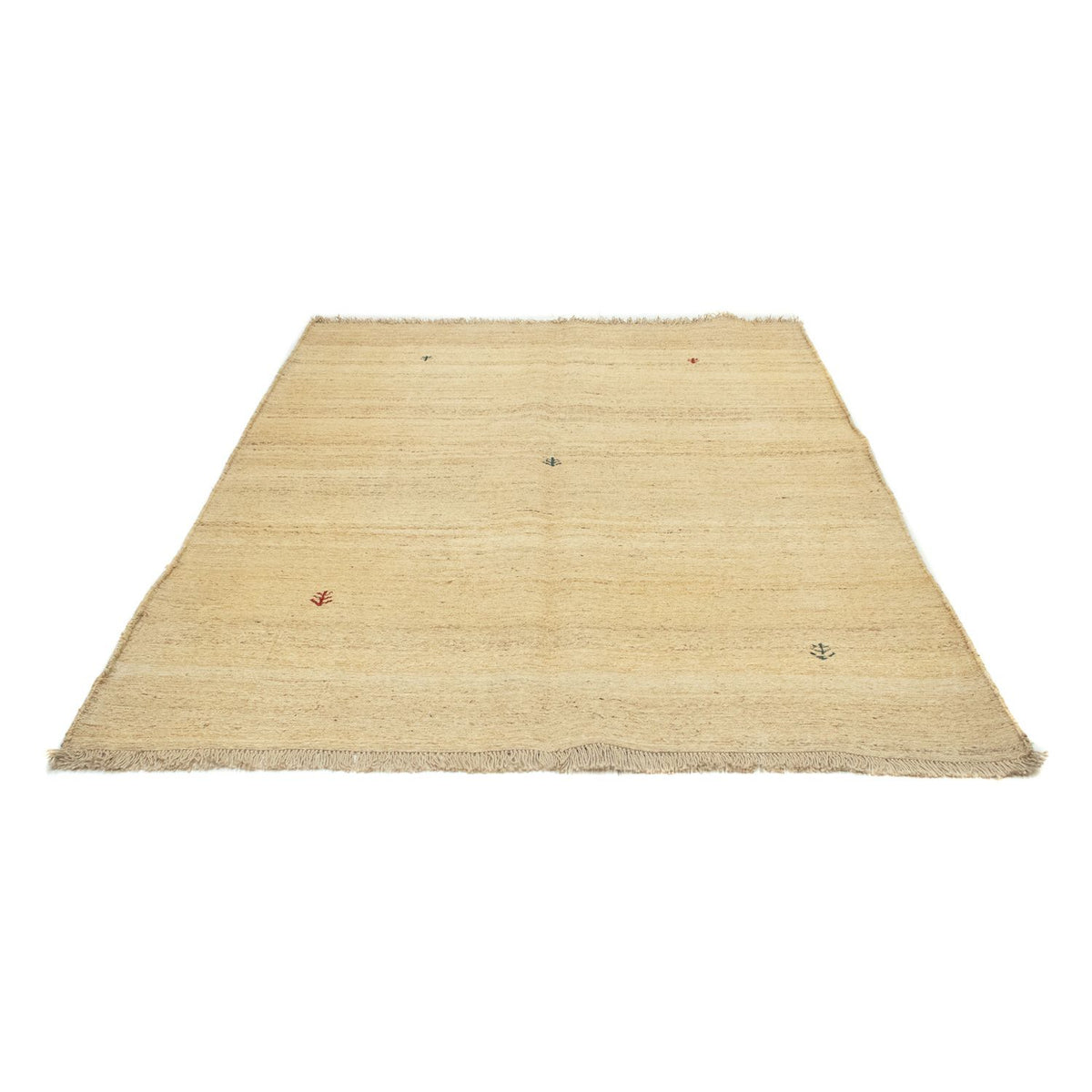 Gabbeh-tæppe - Persisk - 200 x 164 cm - beige