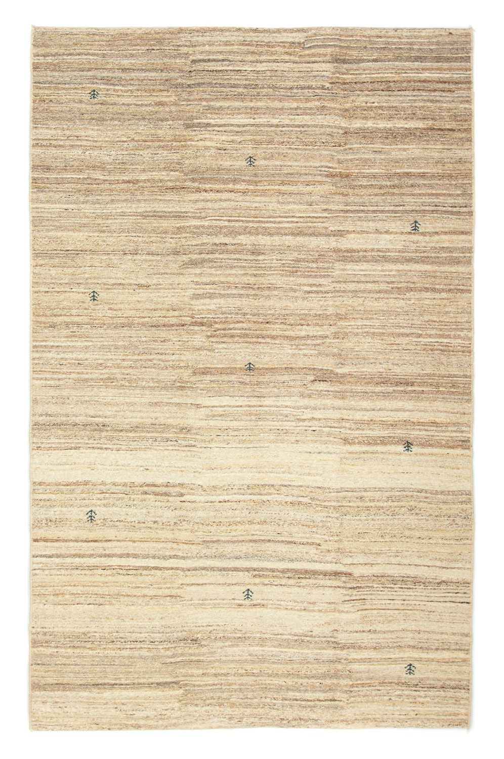 Gabbeh-tæppe - Persisk - 242 x 160 cm - beige