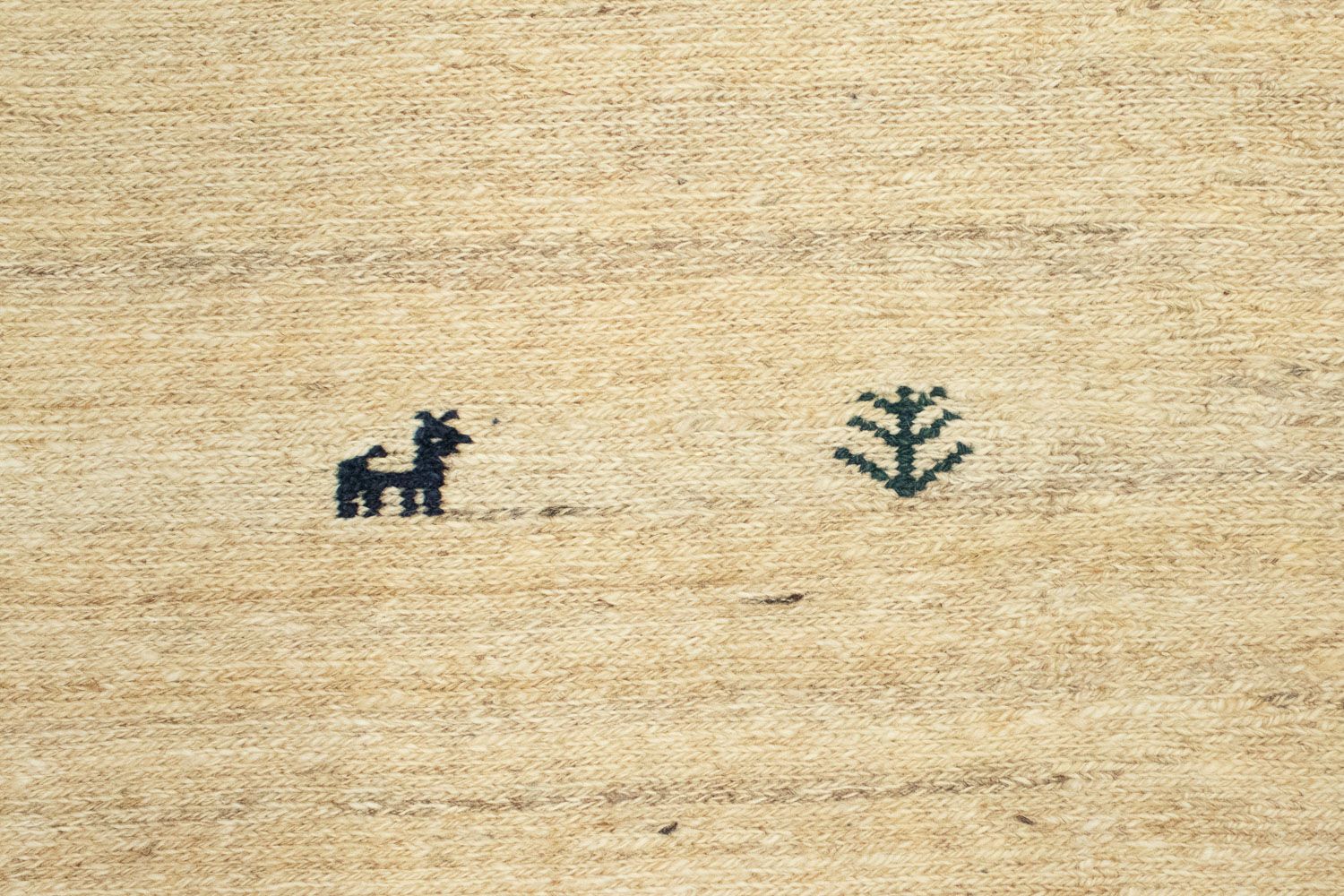 Gabbeh-tæppe - Persisk - 212 x 153 cm - beige
