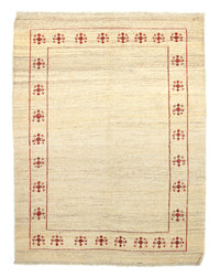 Gabbeh-tæppe - Persisk - 210 x 150 cm - beige