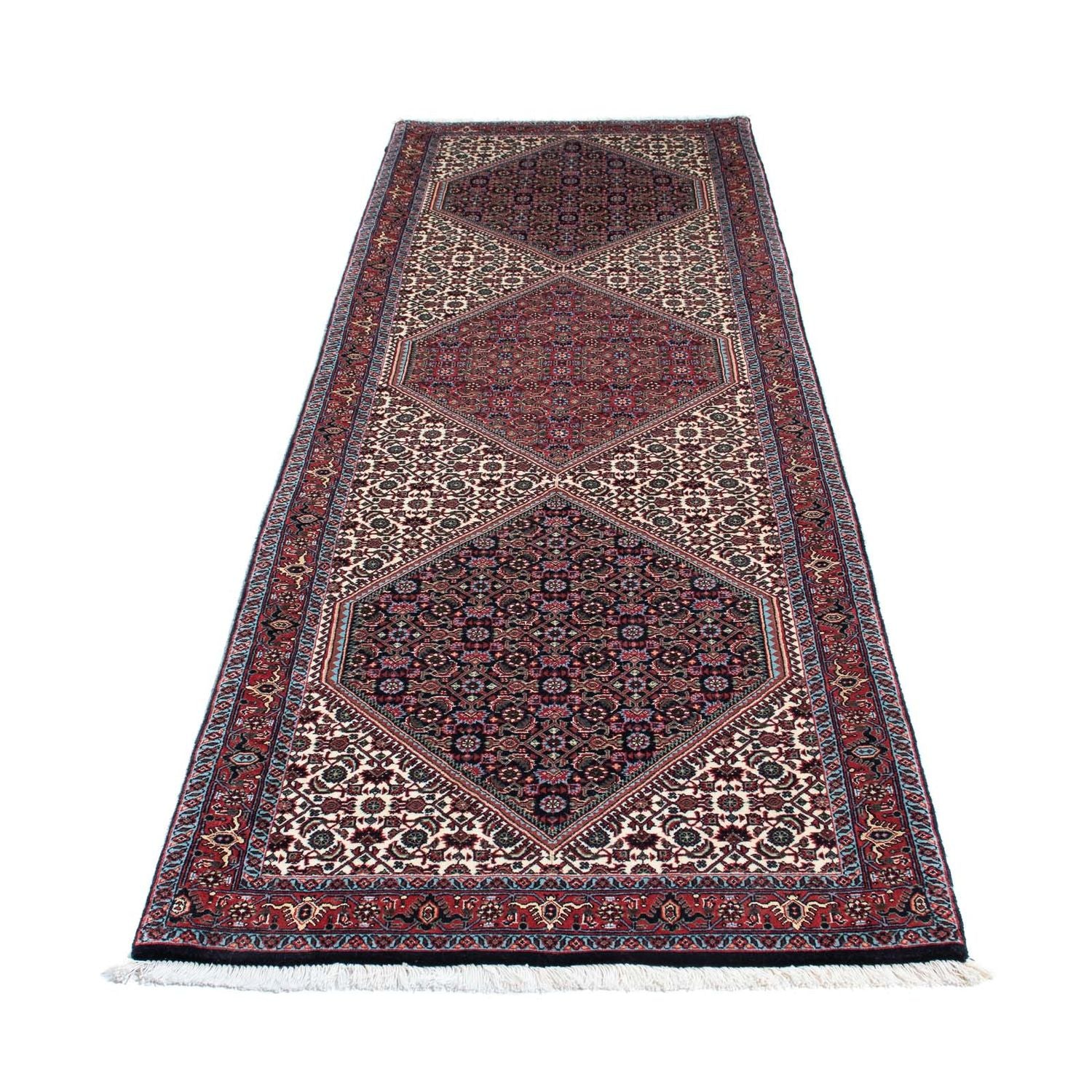 Løber Persisk tæppe - Bijar - 291 x 86 cm - beige