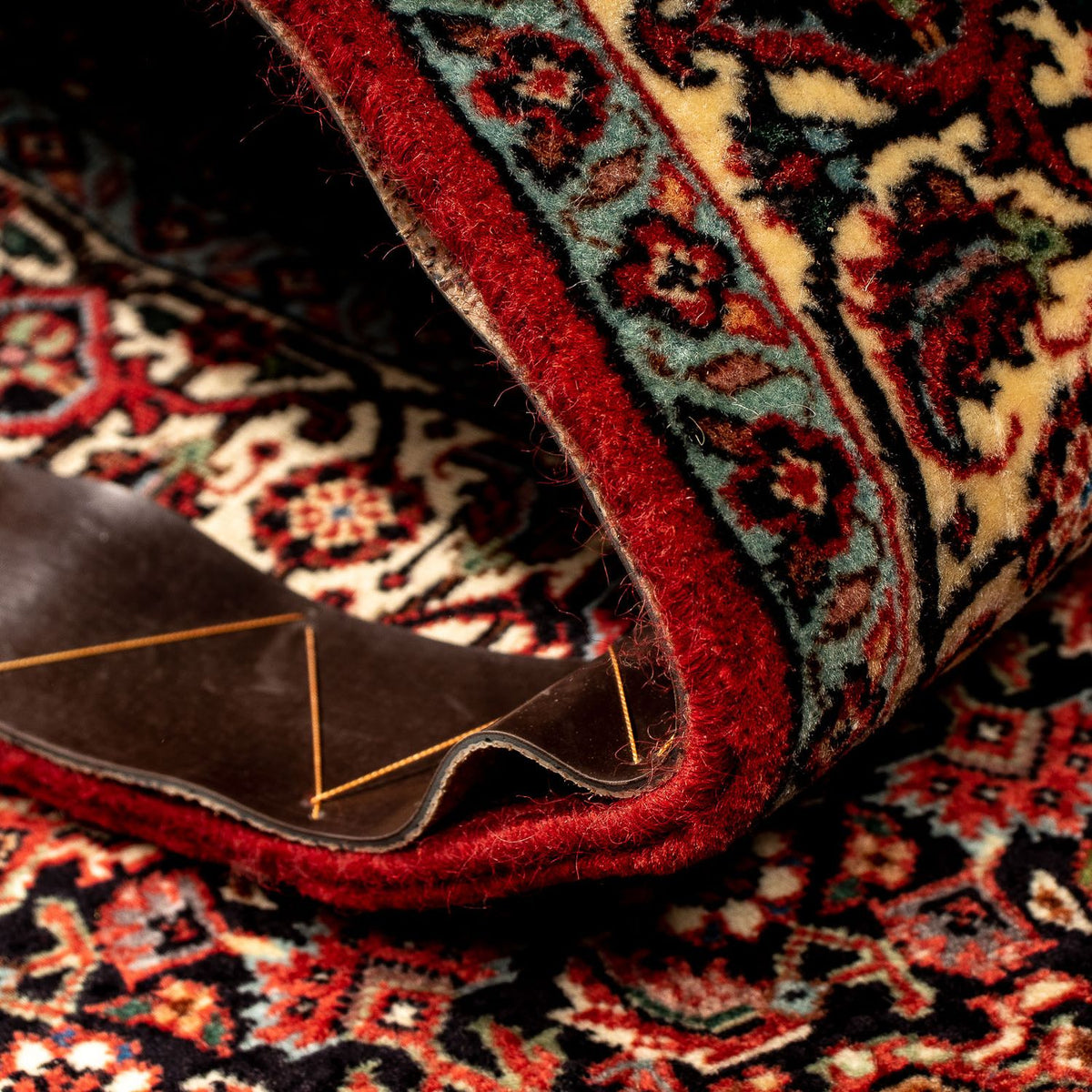 Løber Persisk tæppe - Bijar - 313 x 82 cm - brun