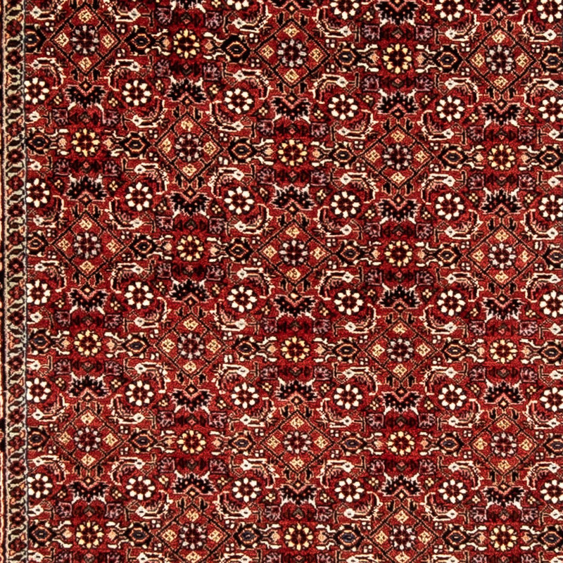 Løber Persisk tæppe - Bijar - 298 x 80 cm - mørkerød