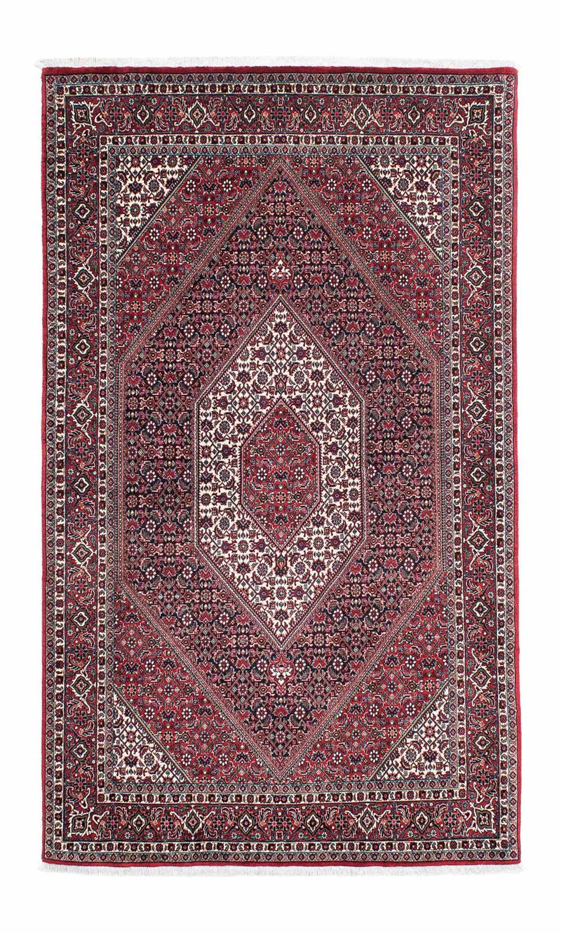 Persisk tæppe - Bijar - 204 x 129 cm - lysrød