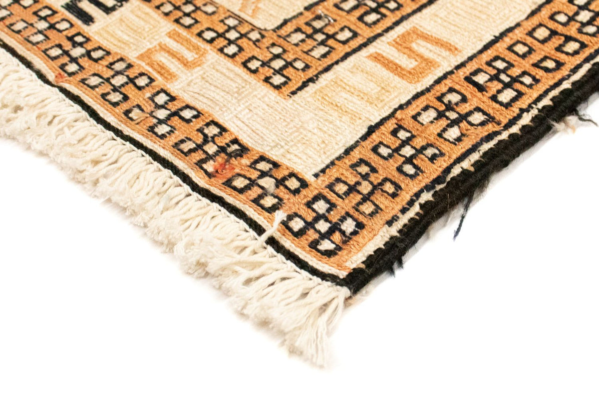 Kelim-tæppe - orientalsk - 100 x 71 cm - beige