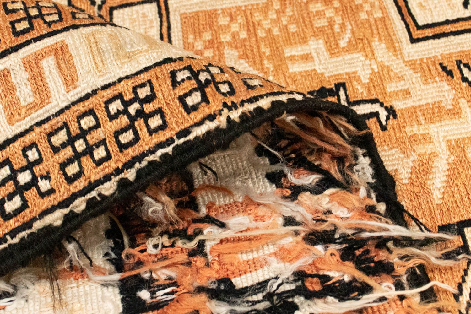 Kelim-tæppe - orientalsk - 100 x 71 cm - beige
