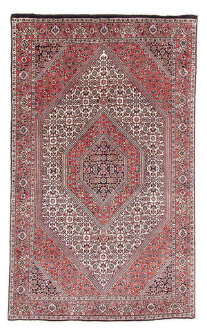 Persisk tæppe - Bijar - 173 x 107 cm - lysrød