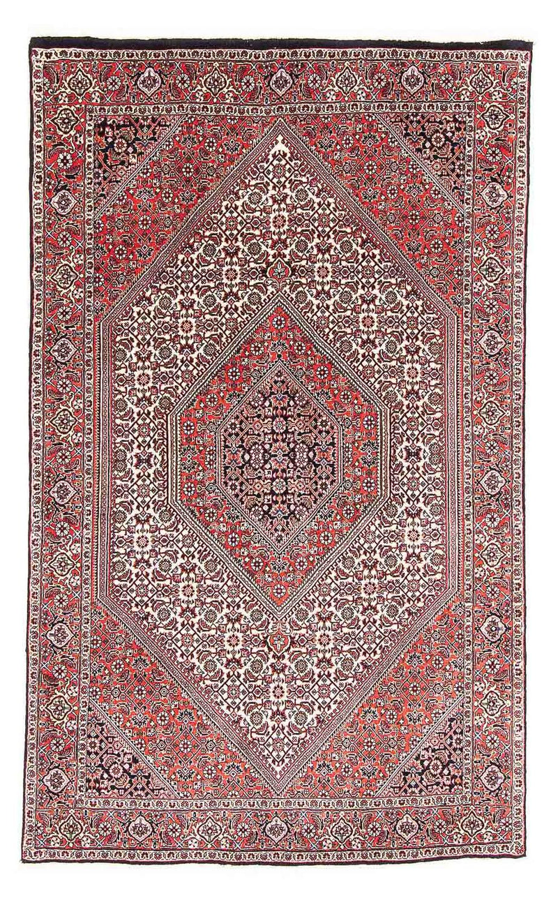 Persisk tæppe - Bijar - 173 x 107 cm - lysrød