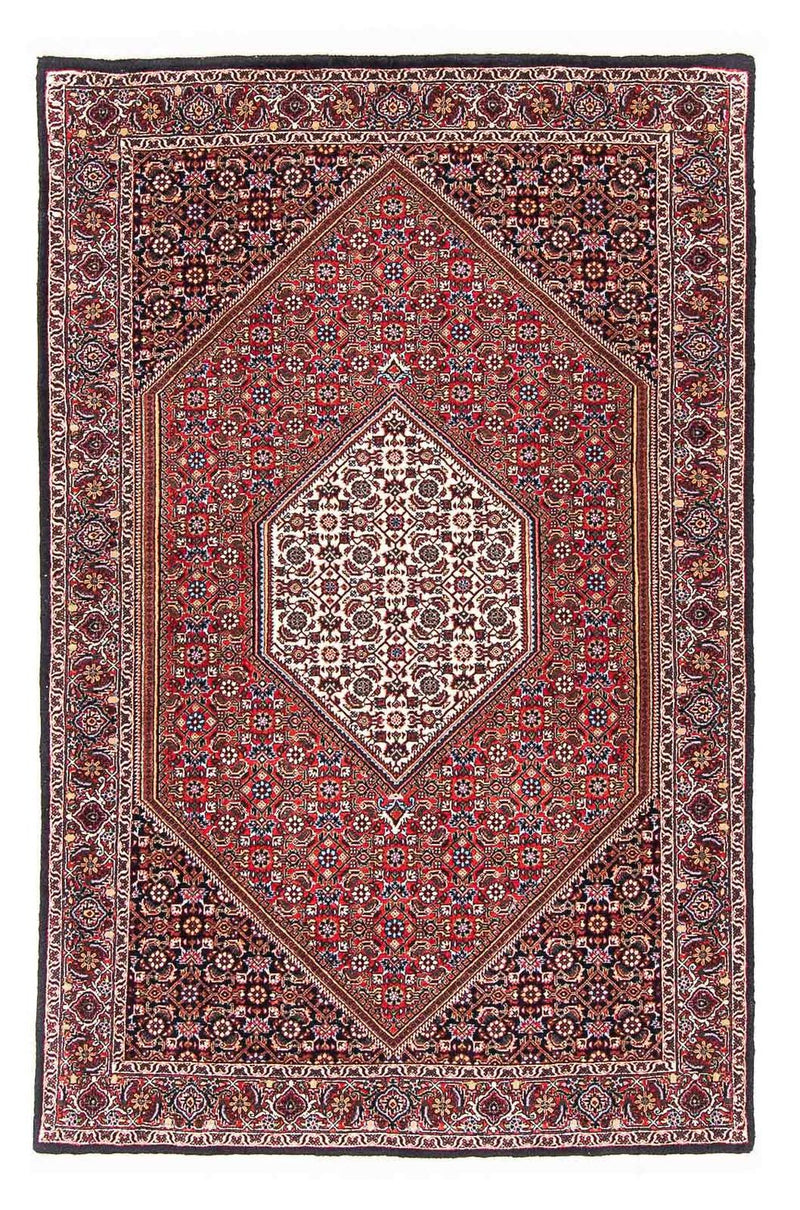 Persisk tæppe - Bijar - 169 x 108 cm - rød