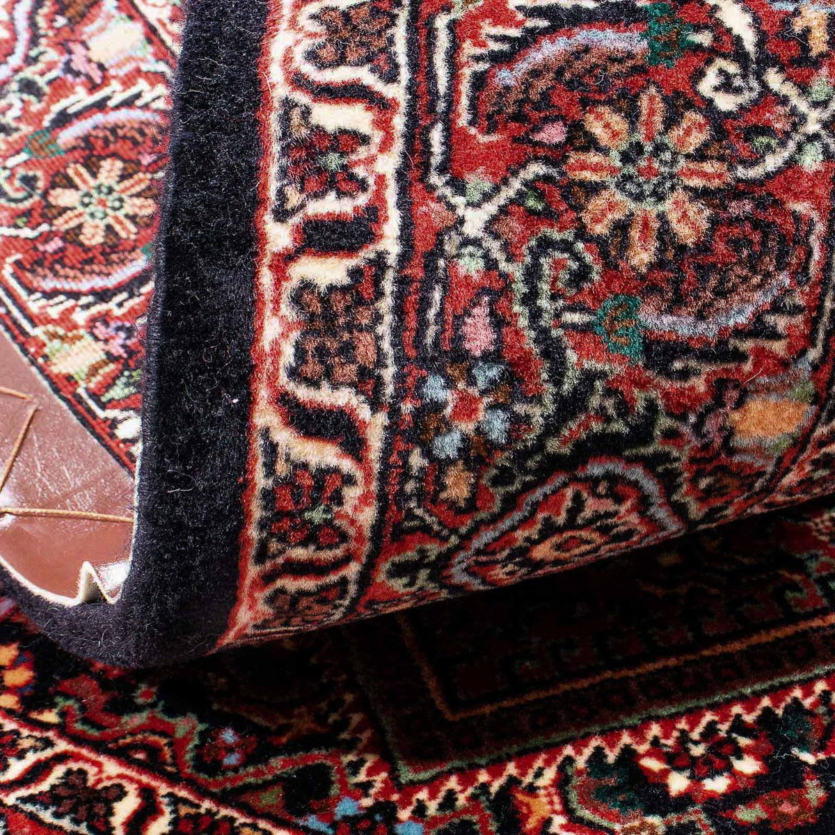 Persisk tæppe - Bijar - 169 x 108 cm - rød