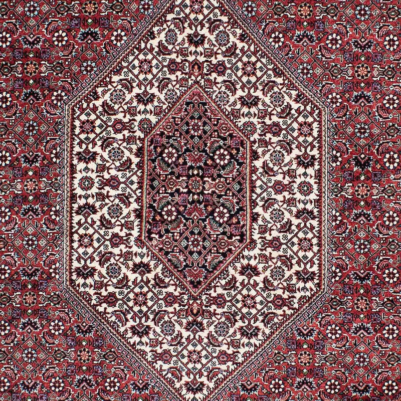 Persisk tæppe - Bijar - 200 x 130 cm - lysrød
