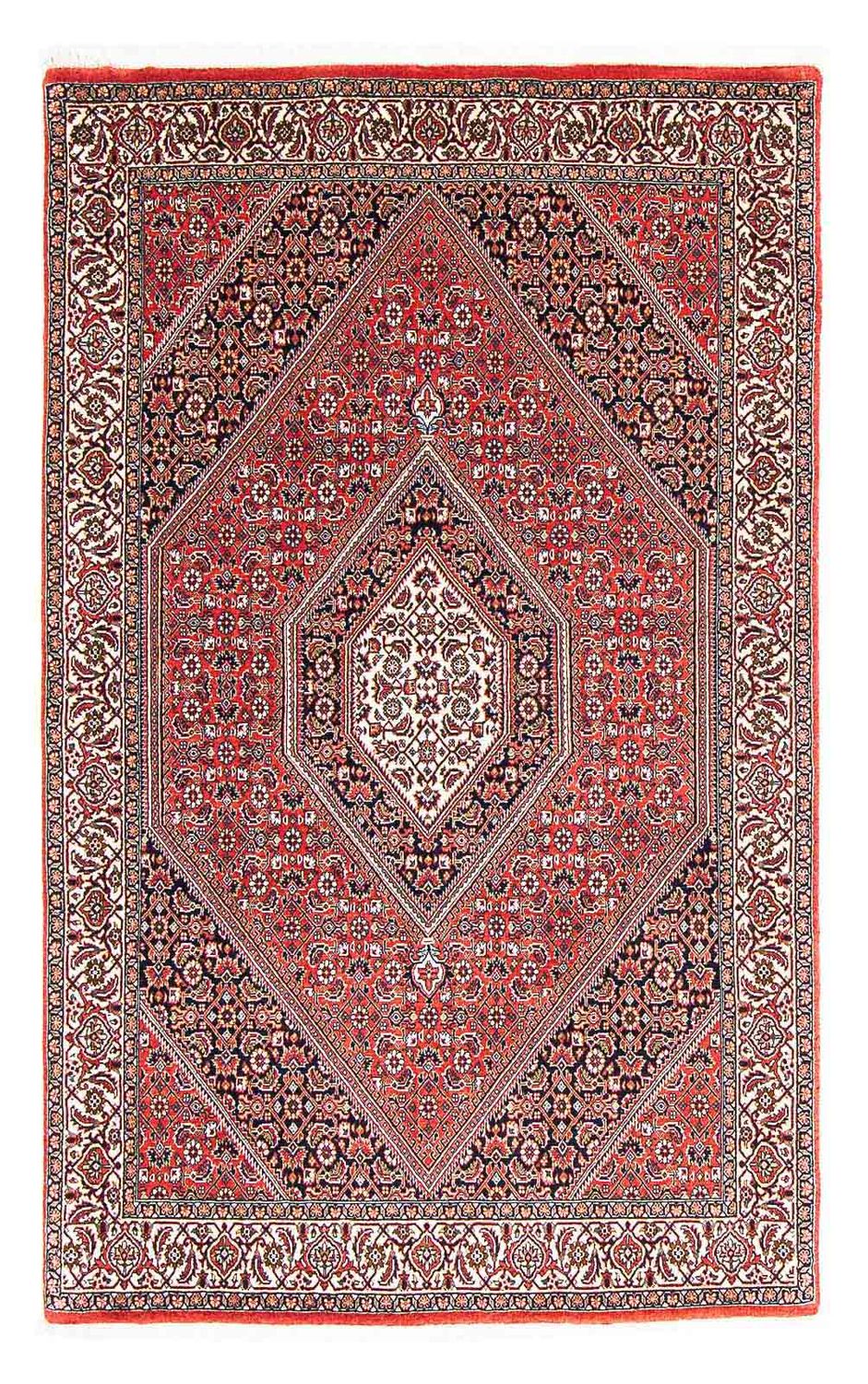 Persisk tæppe - Bijar - 176 x 110 cm - rød
