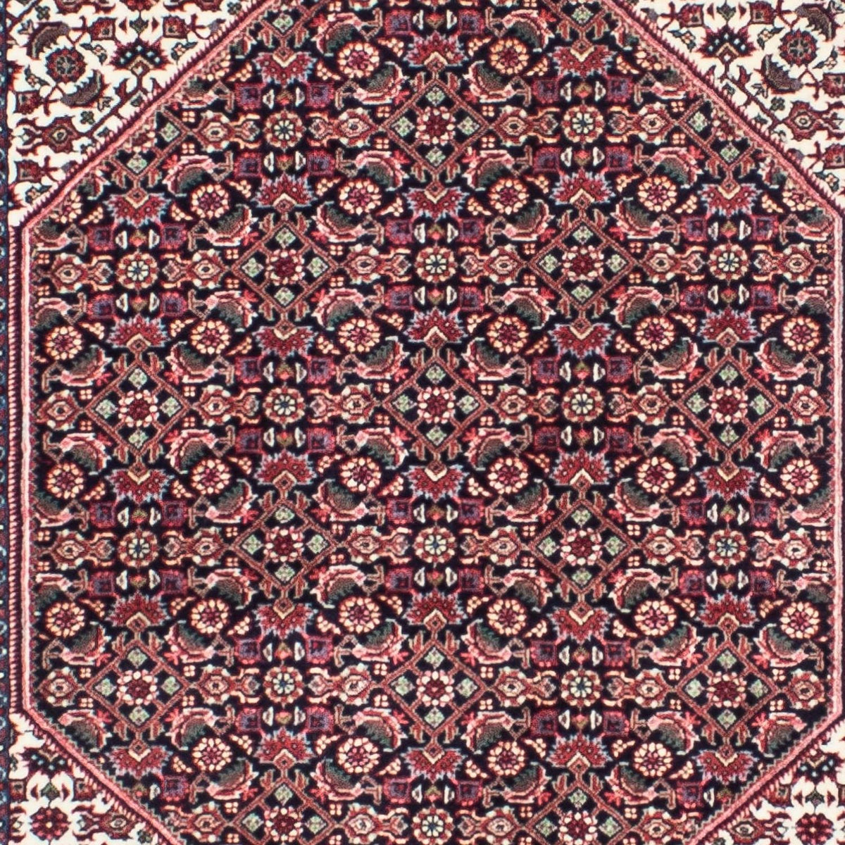 Løber Persisk tæppe - Bijar - 300 x 84 cm - mørkeblå