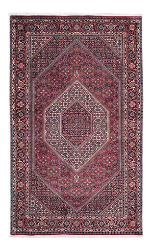 Persisk tæppe - Bijar - 205 x 128 cm - lysrød