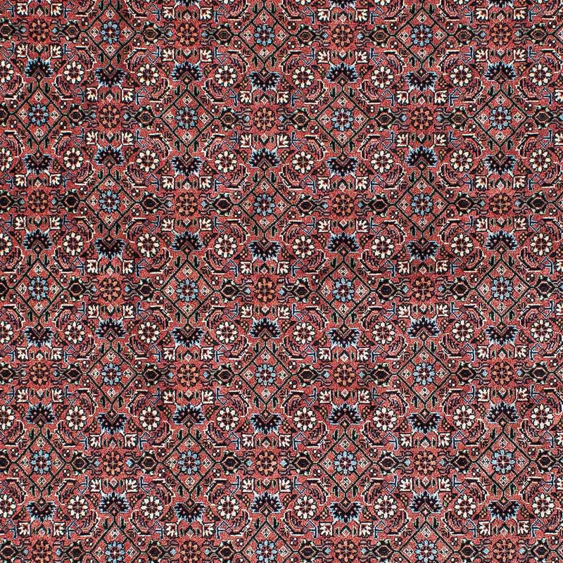 Persisk tæppe - Bijar - 210 x 132 cm - lysrød
