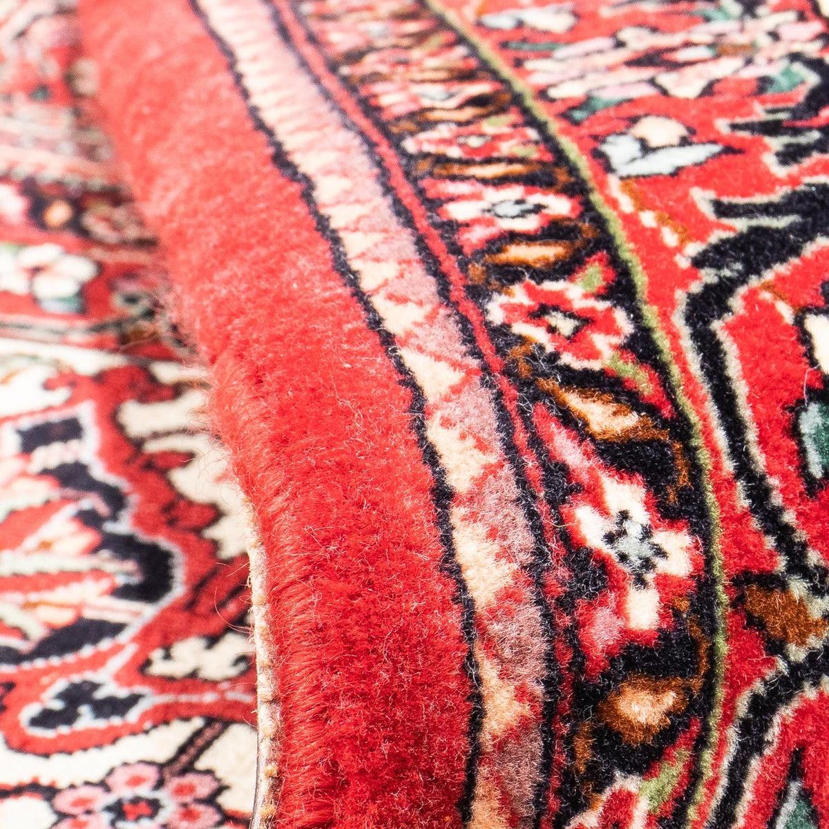 Persisk tæppe - Bijar - 312 x 256 cm - lysrød