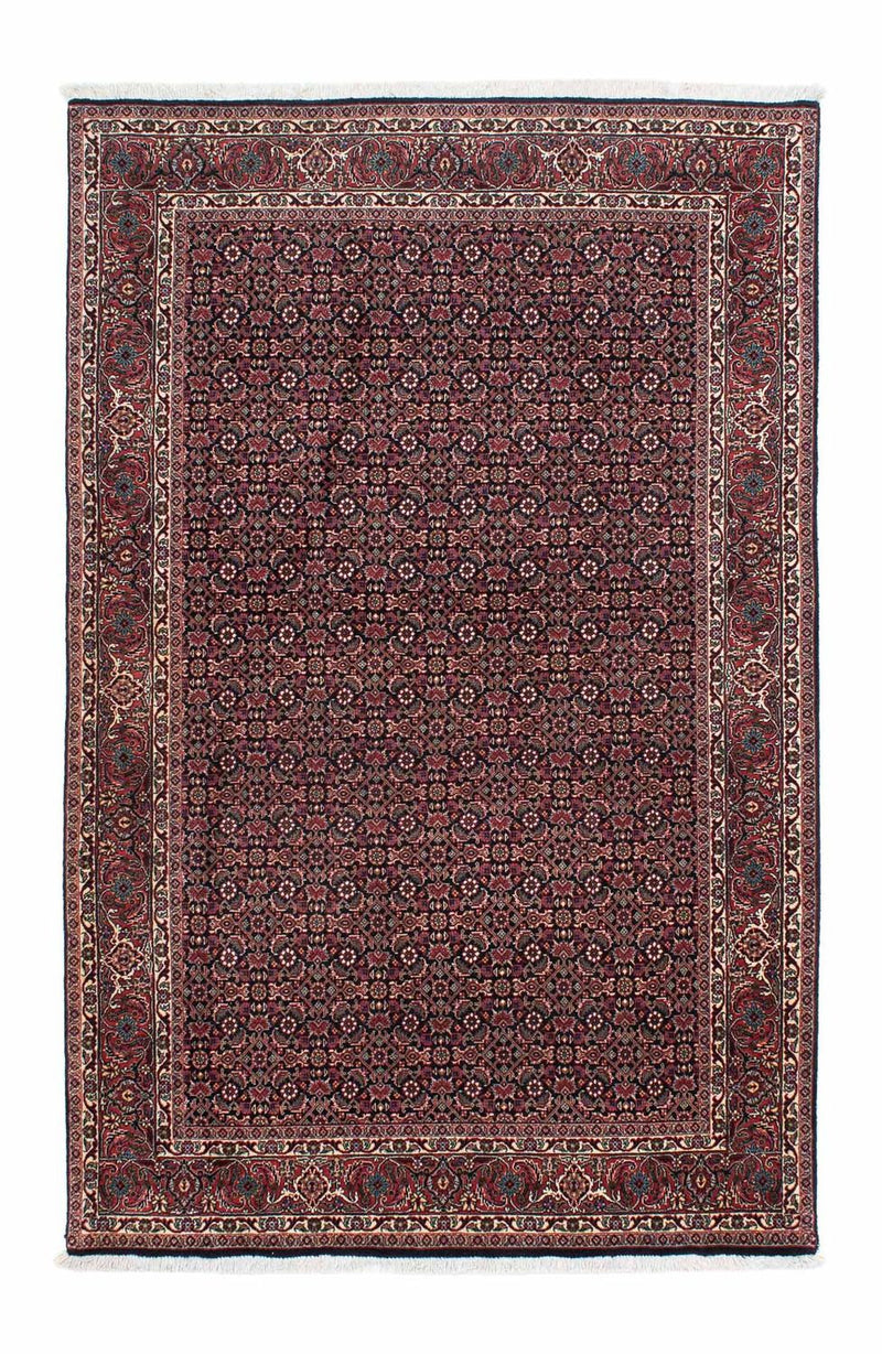 Persisk tæppe - Bijar - 182 x 108 cm - mørkeblå