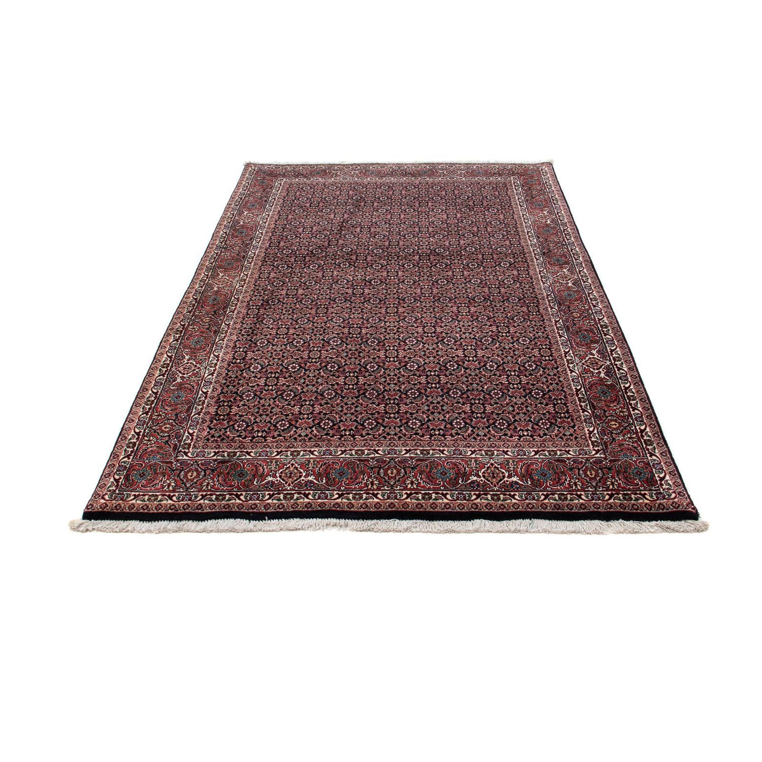 Persisk tæppe - Bijar - 182 x 108 cm - mørkeblå